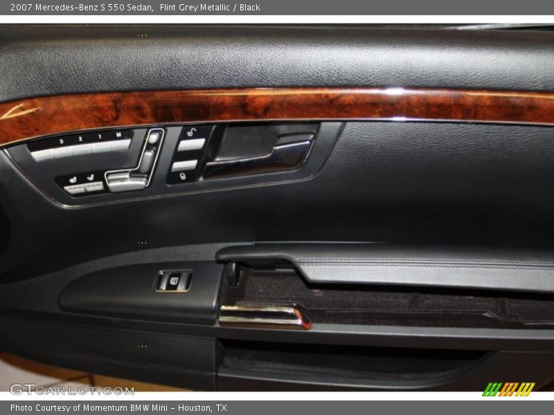 Flint Grey Metallic / Black 2007 Mercedes-Benz S 550 Sedan