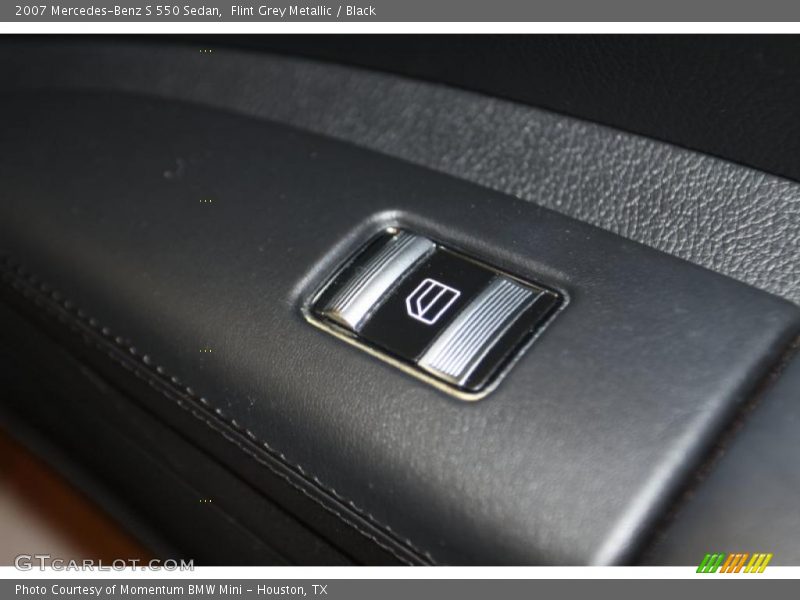 Flint Grey Metallic / Black 2007 Mercedes-Benz S 550 Sedan