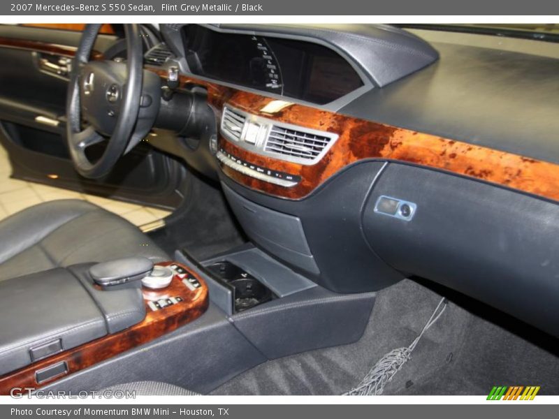 Flint Grey Metallic / Black 2007 Mercedes-Benz S 550 Sedan