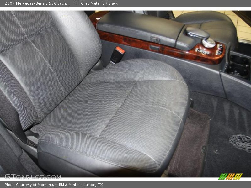 Flint Grey Metallic / Black 2007 Mercedes-Benz S 550 Sedan