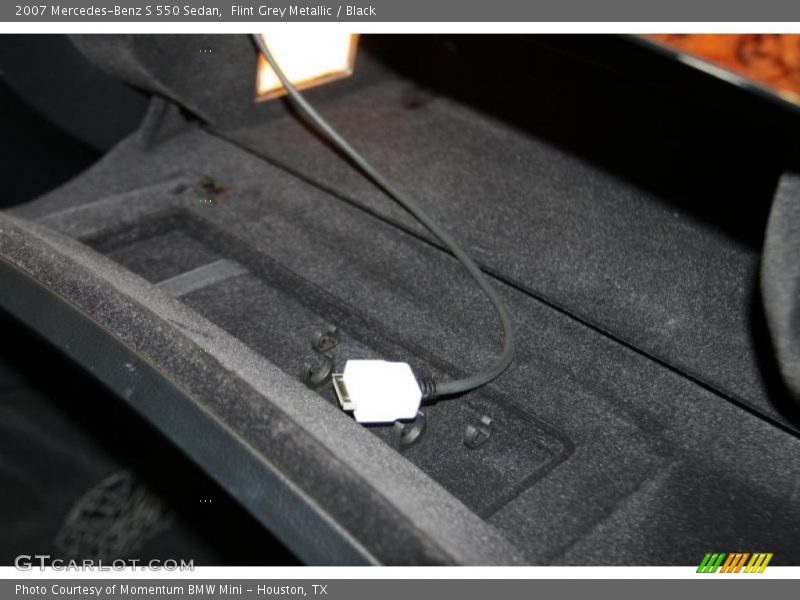 Flint Grey Metallic / Black 2007 Mercedes-Benz S 550 Sedan