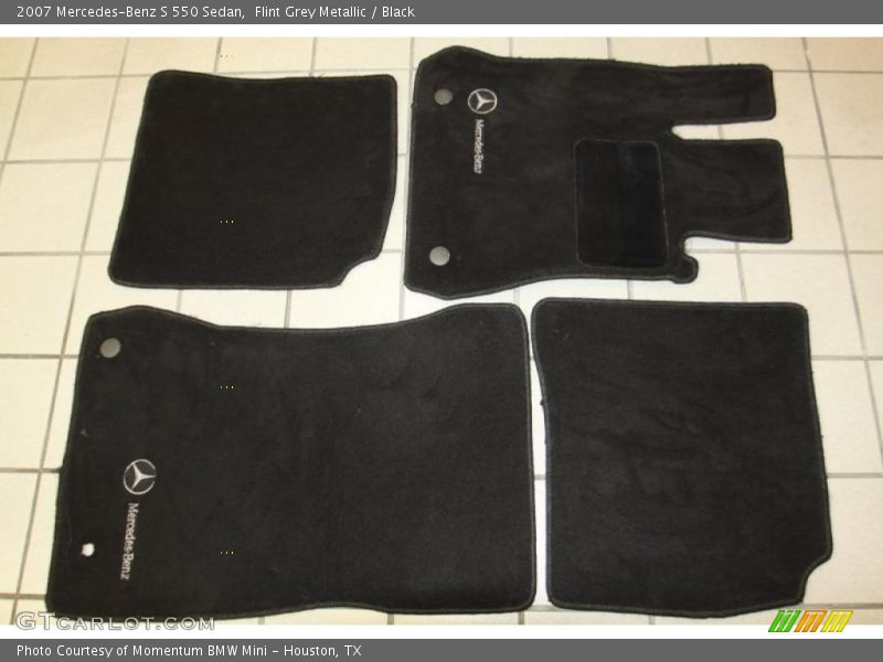 Flint Grey Metallic / Black 2007 Mercedes-Benz S 550 Sedan