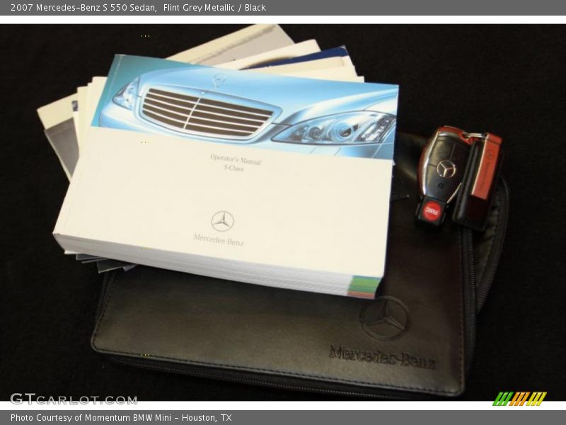 Flint Grey Metallic / Black 2007 Mercedes-Benz S 550 Sedan
