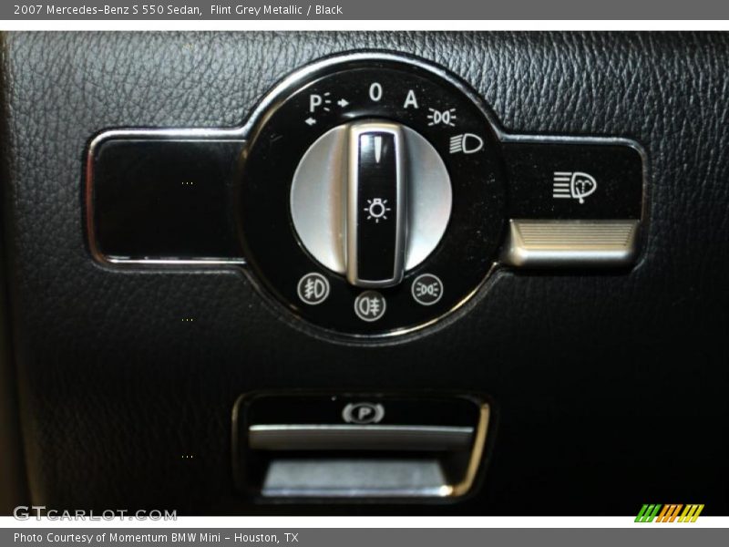 Flint Grey Metallic / Black 2007 Mercedes-Benz S 550 Sedan