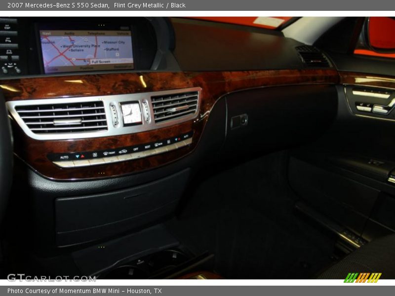 Flint Grey Metallic / Black 2007 Mercedes-Benz S 550 Sedan