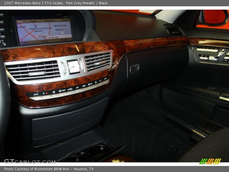 Flint Grey Metallic / Black 2007 Mercedes-Benz S 550 Sedan