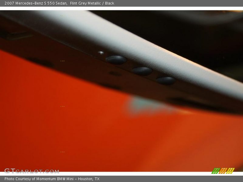 Flint Grey Metallic / Black 2007 Mercedes-Benz S 550 Sedan