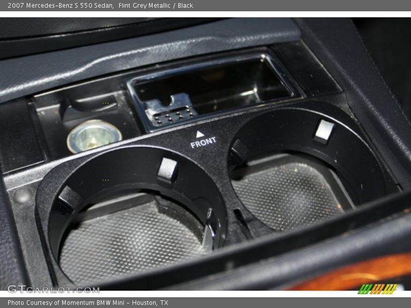 Flint Grey Metallic / Black 2007 Mercedes-Benz S 550 Sedan