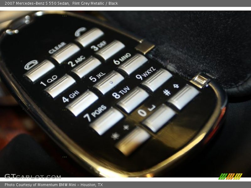 Flint Grey Metallic / Black 2007 Mercedes-Benz S 550 Sedan