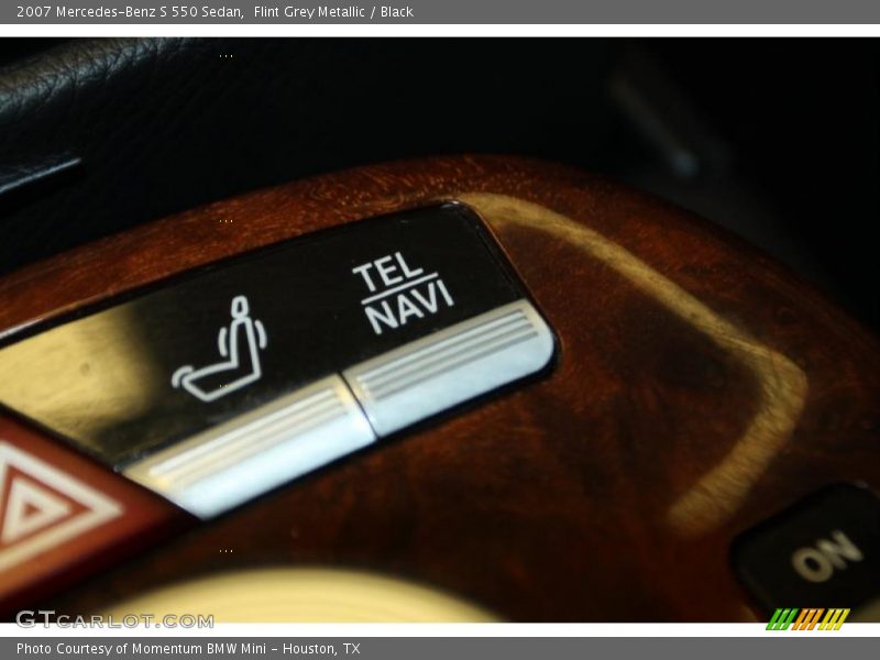 Flint Grey Metallic / Black 2007 Mercedes-Benz S 550 Sedan
