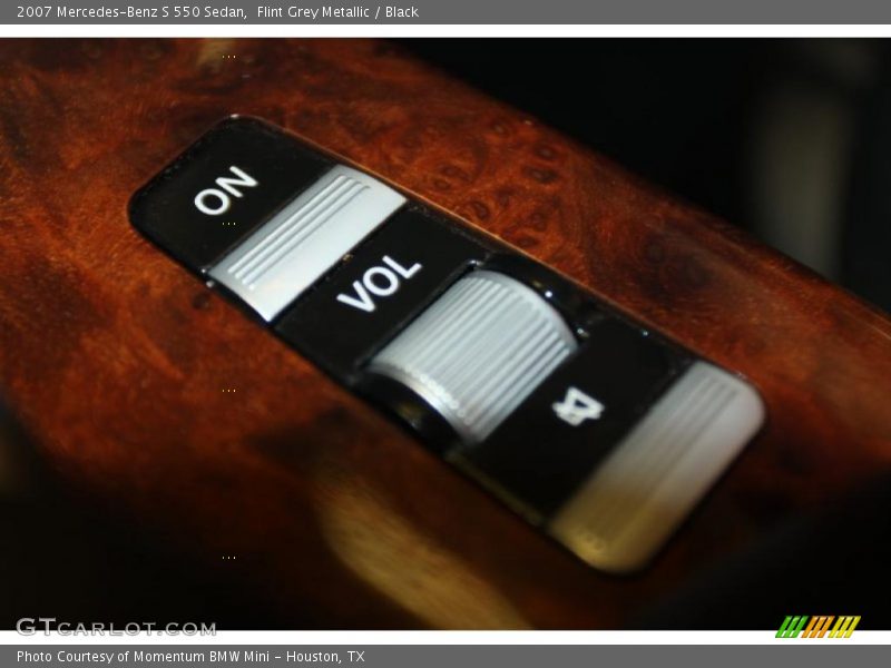 Flint Grey Metallic / Black 2007 Mercedes-Benz S 550 Sedan