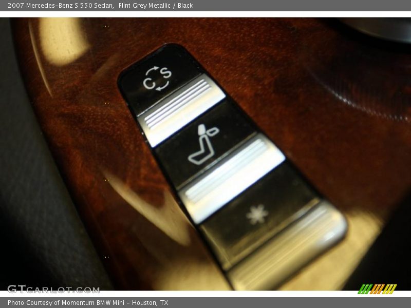 Flint Grey Metallic / Black 2007 Mercedes-Benz S 550 Sedan