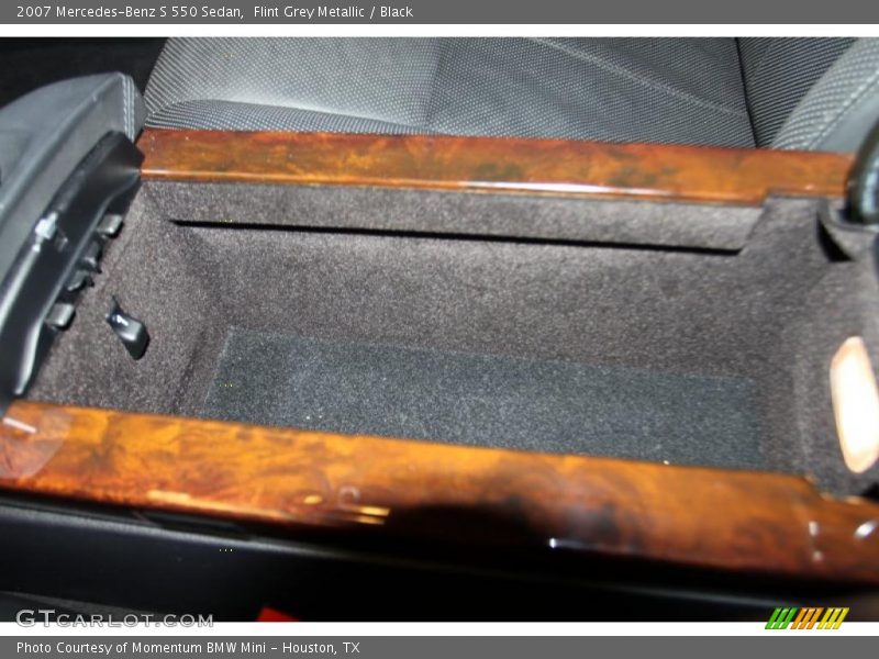 Flint Grey Metallic / Black 2007 Mercedes-Benz S 550 Sedan