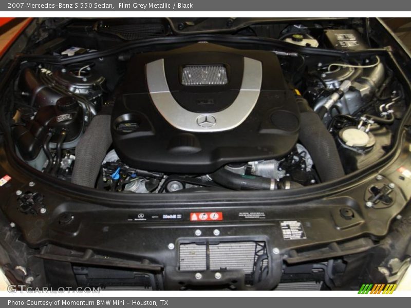 Flint Grey Metallic / Black 2007 Mercedes-Benz S 550 Sedan