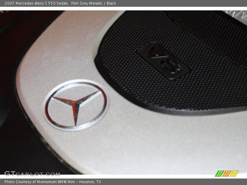 Flint Grey Metallic / Black 2007 Mercedes-Benz S 550 Sedan