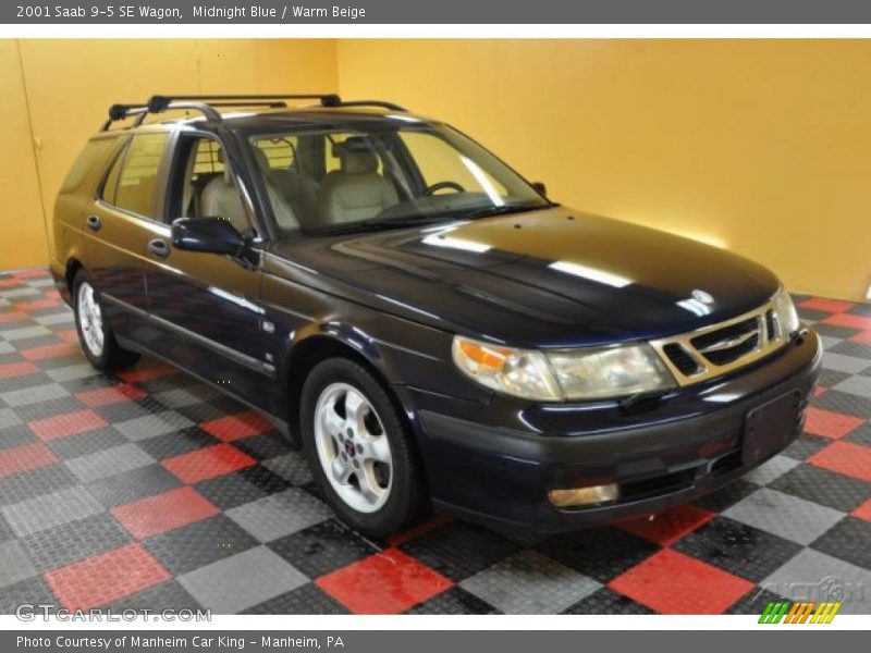 Midnight Blue / Warm Beige 2001 Saab 9-5 SE Wagon