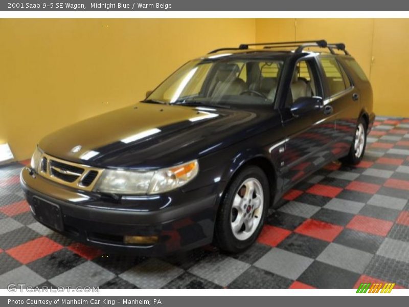 Midnight Blue / Warm Beige 2001 Saab 9-5 SE Wagon