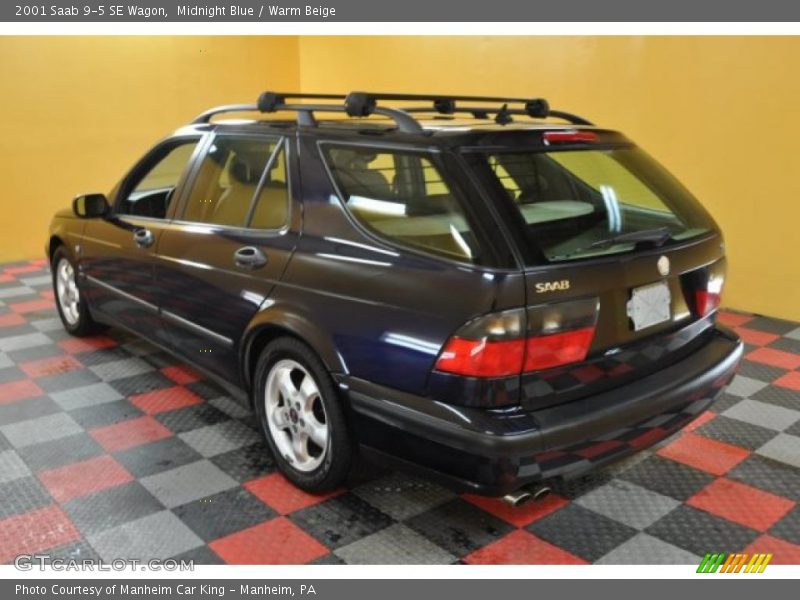 Midnight Blue / Warm Beige 2001 Saab 9-5 SE Wagon