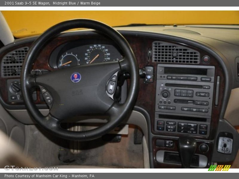 Midnight Blue / Warm Beige 2001 Saab 9-5 SE Wagon