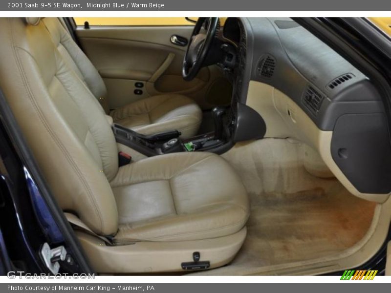 Midnight Blue / Warm Beige 2001 Saab 9-5 SE Wagon