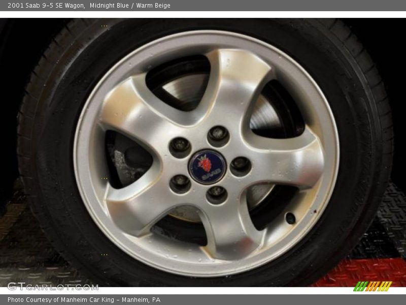 Midnight Blue / Warm Beige 2001 Saab 9-5 SE Wagon