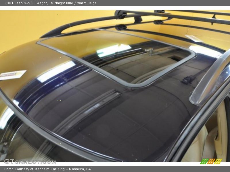 Midnight Blue / Warm Beige 2001 Saab 9-5 SE Wagon