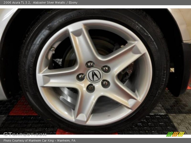 Alabaster Silver Metallic / Ebony 2006 Acura TL 3.2