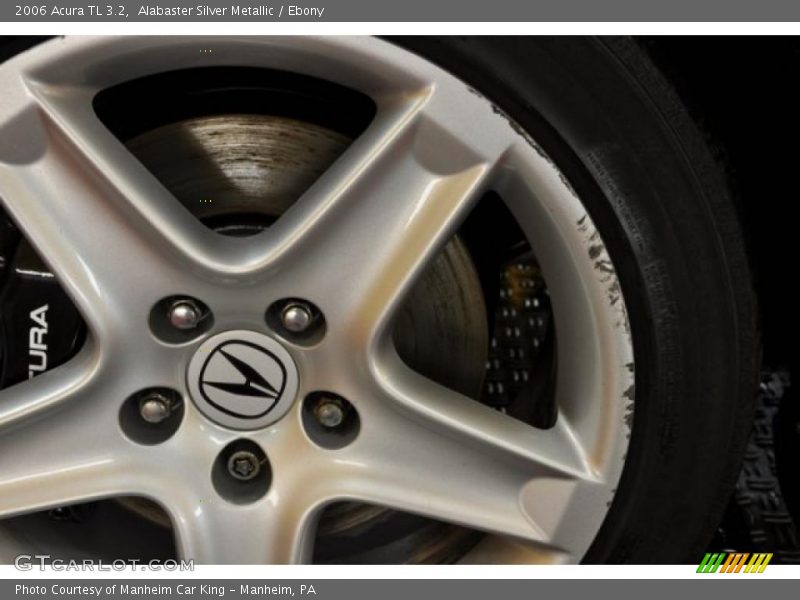 Alabaster Silver Metallic / Ebony 2006 Acura TL 3.2
