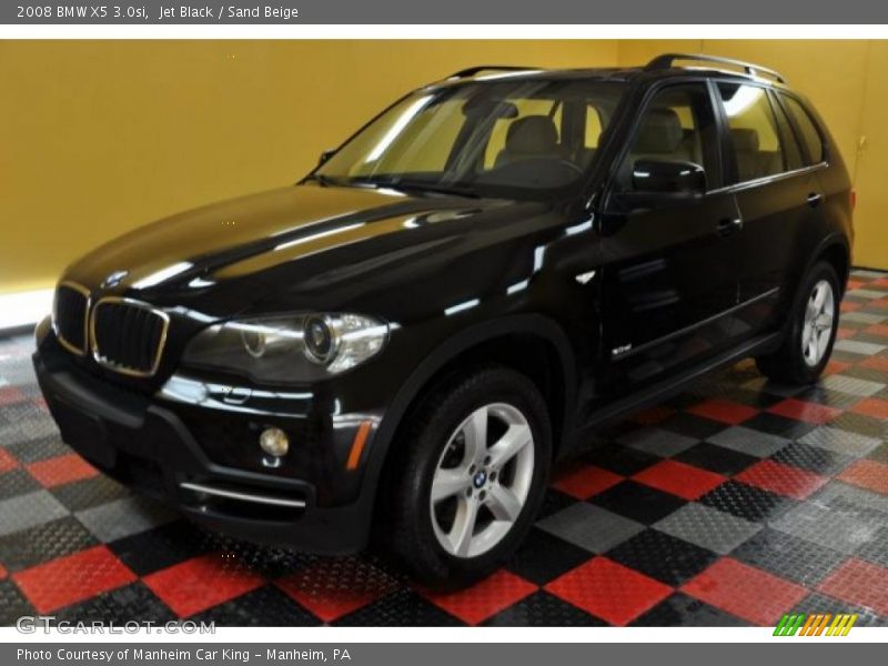 Jet Black / Sand Beige 2008 BMW X5 3.0si