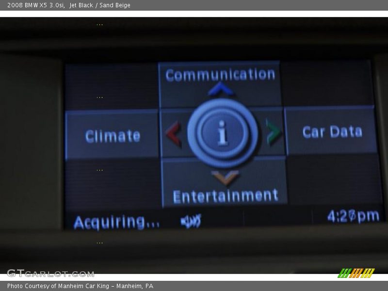 Jet Black / Sand Beige 2008 BMW X5 3.0si