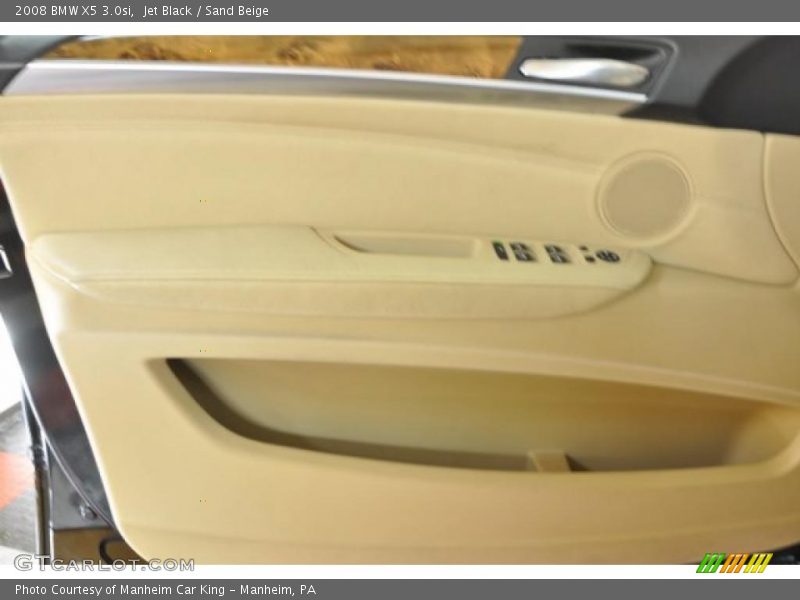 Jet Black / Sand Beige 2008 BMW X5 3.0si