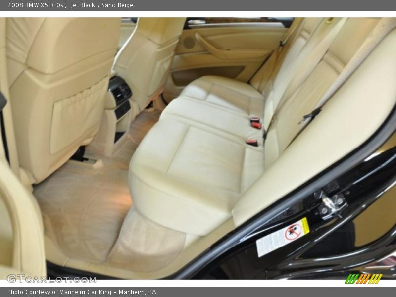 Jet Black / Sand Beige 2008 BMW X5 3.0si