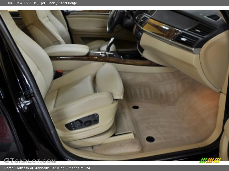 Jet Black / Sand Beige 2008 BMW X5 3.0si