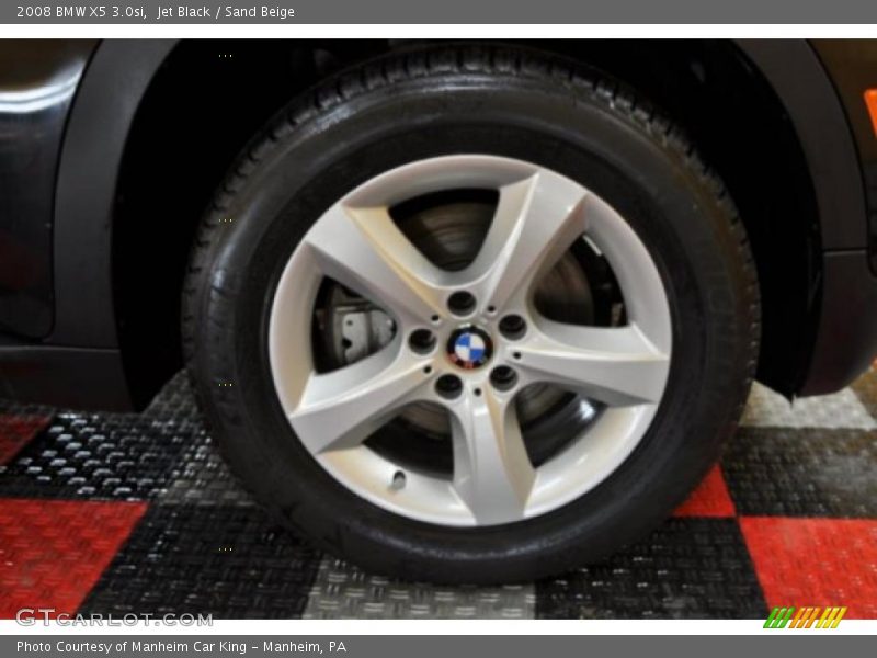Jet Black / Sand Beige 2008 BMW X5 3.0si