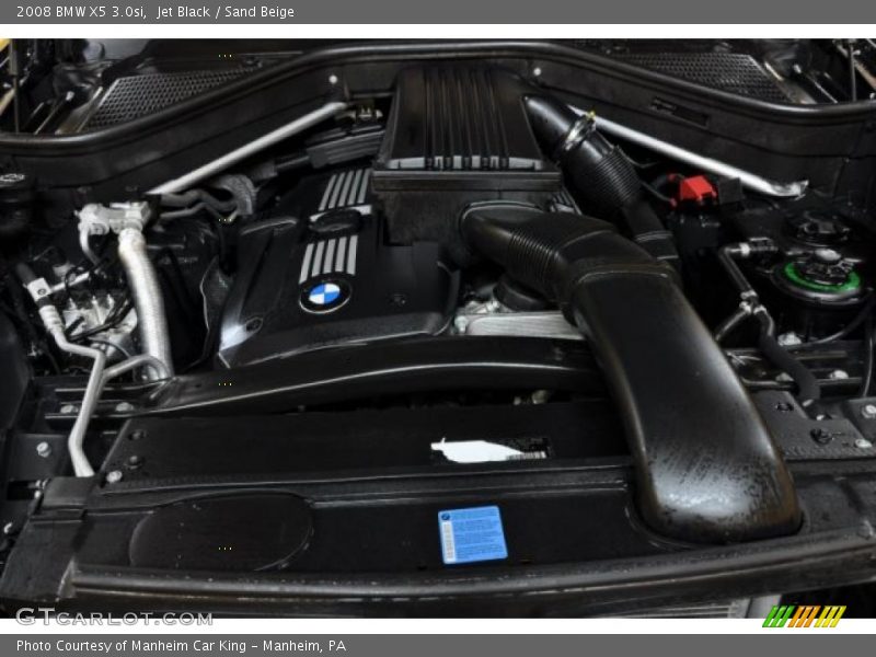 Jet Black / Sand Beige 2008 BMW X5 3.0si