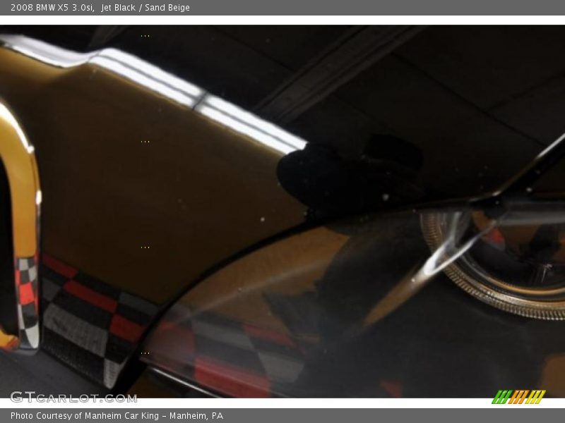 Jet Black / Sand Beige 2008 BMW X5 3.0si