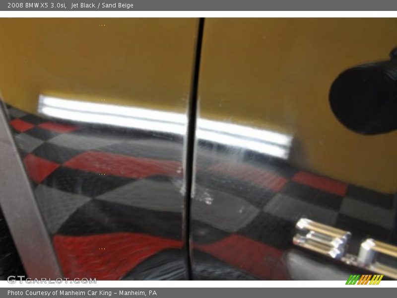 Jet Black / Sand Beige 2008 BMW X5 3.0si