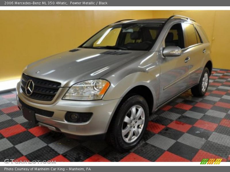 Pewter Metallic / Black 2006 Mercedes-Benz ML 350 4Matic