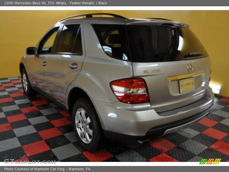 Pewter Metallic / Black 2006 Mercedes-Benz ML 350 4Matic