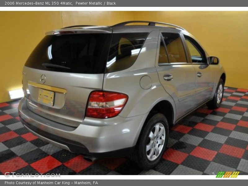 Pewter Metallic / Black 2006 Mercedes-Benz ML 350 4Matic