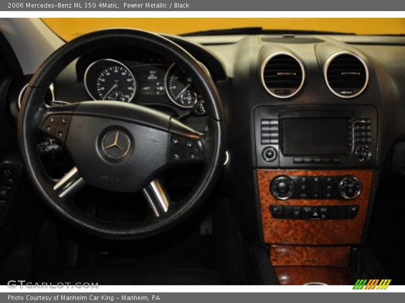 Pewter Metallic / Black 2006 Mercedes-Benz ML 350 4Matic