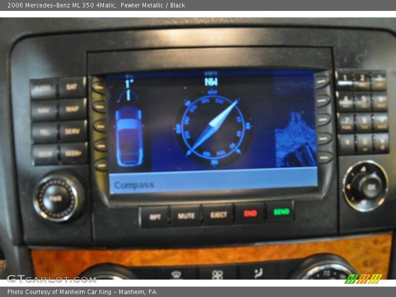 Pewter Metallic / Black 2006 Mercedes-Benz ML 350 4Matic