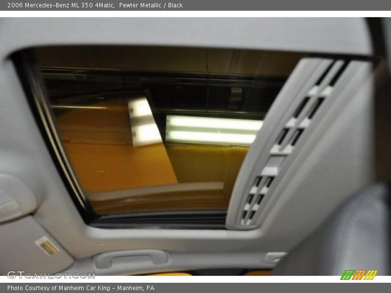 Pewter Metallic / Black 2006 Mercedes-Benz ML 350 4Matic