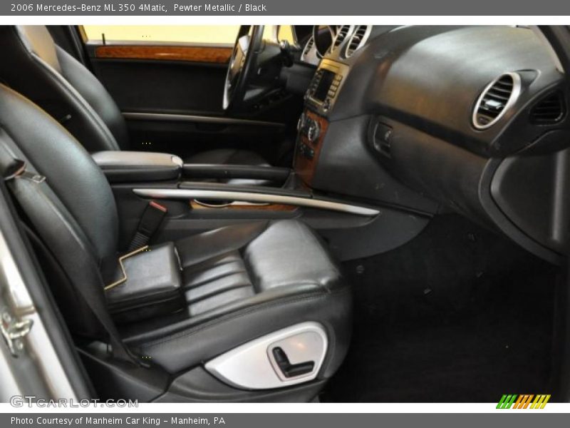 Pewter Metallic / Black 2006 Mercedes-Benz ML 350 4Matic