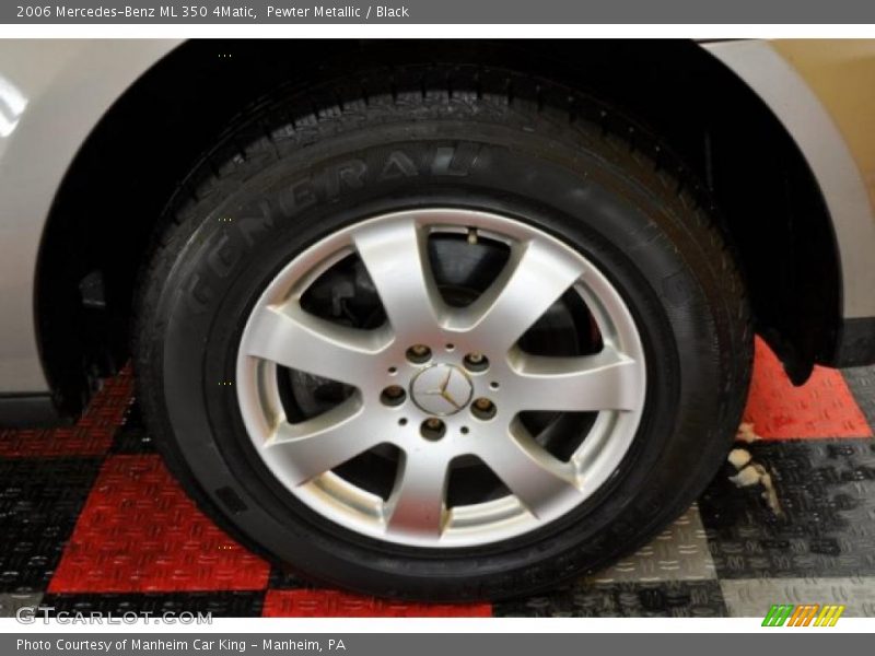 Pewter Metallic / Black 2006 Mercedes-Benz ML 350 4Matic