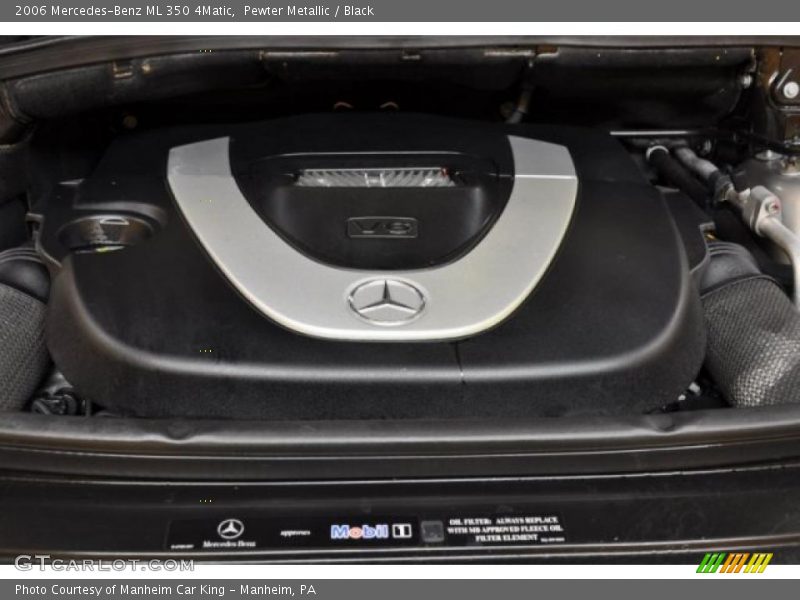 Pewter Metallic / Black 2006 Mercedes-Benz ML 350 4Matic