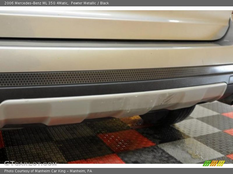 Pewter Metallic / Black 2006 Mercedes-Benz ML 350 4Matic