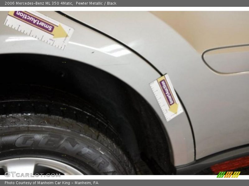 Pewter Metallic / Black 2006 Mercedes-Benz ML 350 4Matic