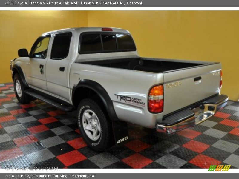 Lunar Mist Silver Metallic / Charcoal 2003 Toyota Tacoma V6 Double Cab 4x4