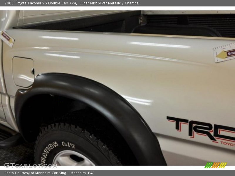 Lunar Mist Silver Metallic / Charcoal 2003 Toyota Tacoma V6 Double Cab 4x4